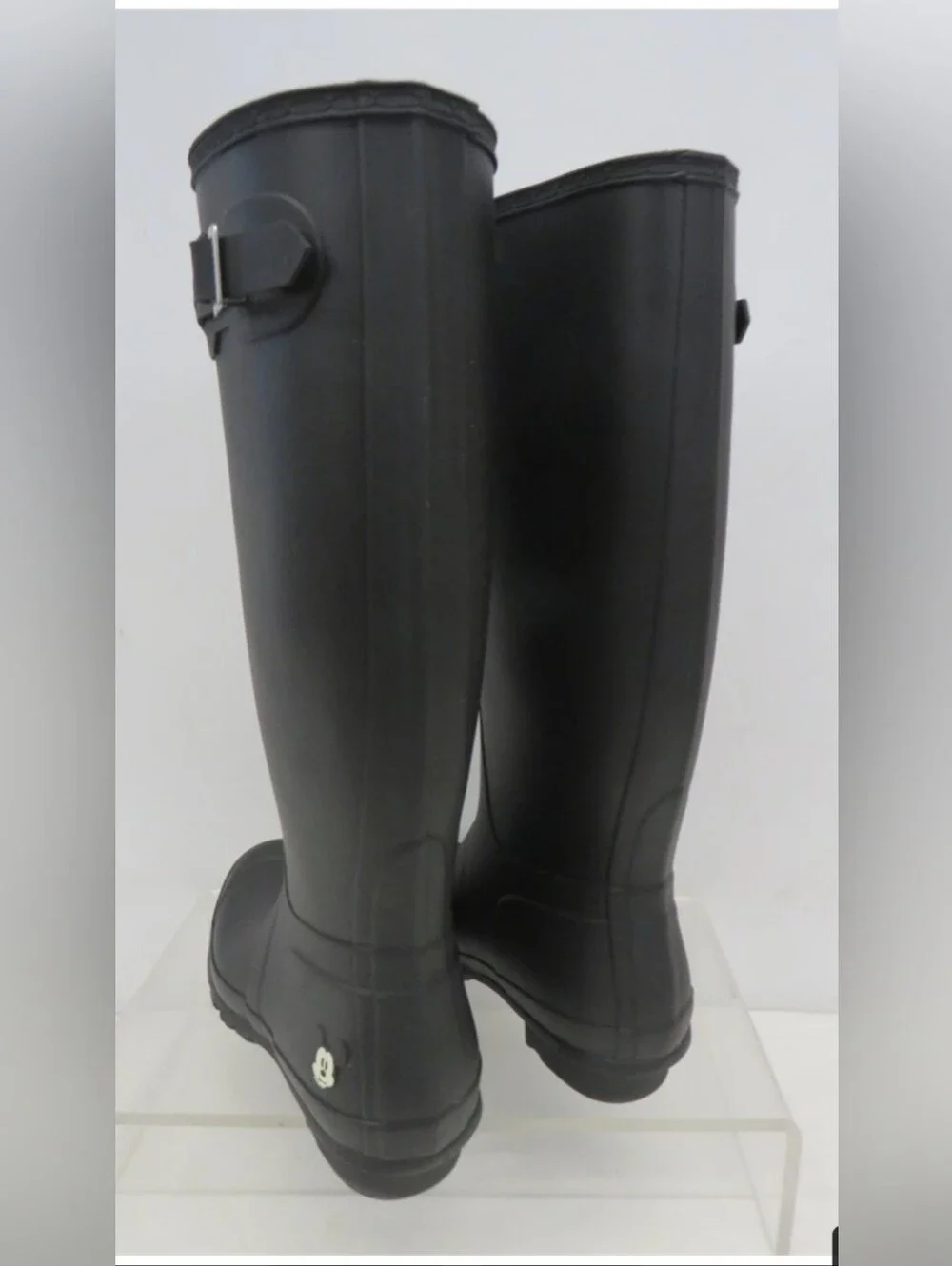 Disney X Hunter Matte Black Tall Rain Boots